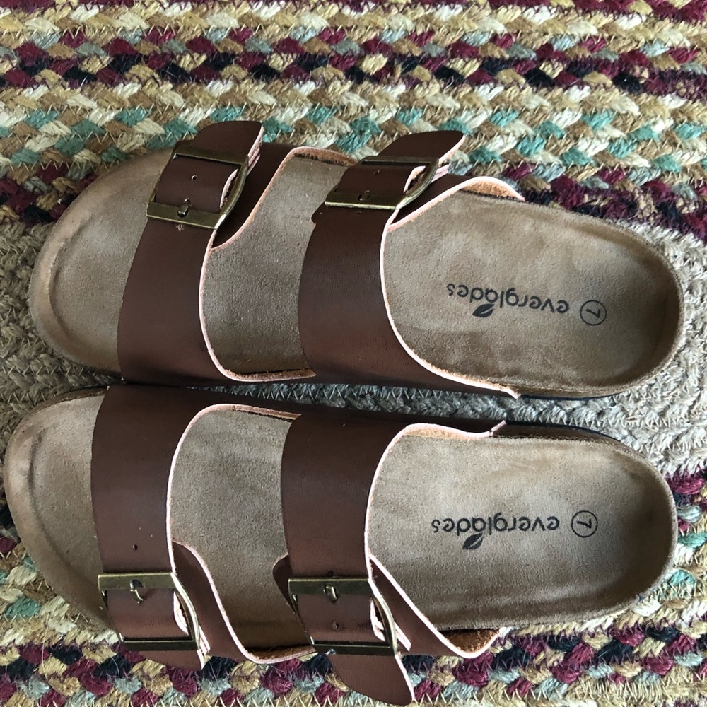 Women’s Everglades “Birk “ 1-brown Sandals